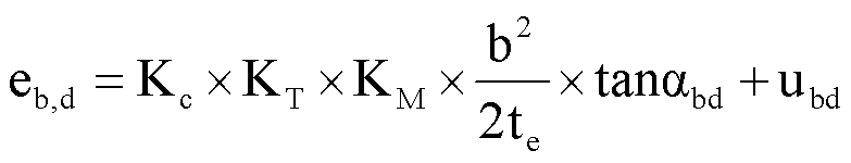 Elastomerlager Ausmitte infolge Lagerverdrehung Schubverformung Temperatur lineares Bemessungskonzept VDI 6207